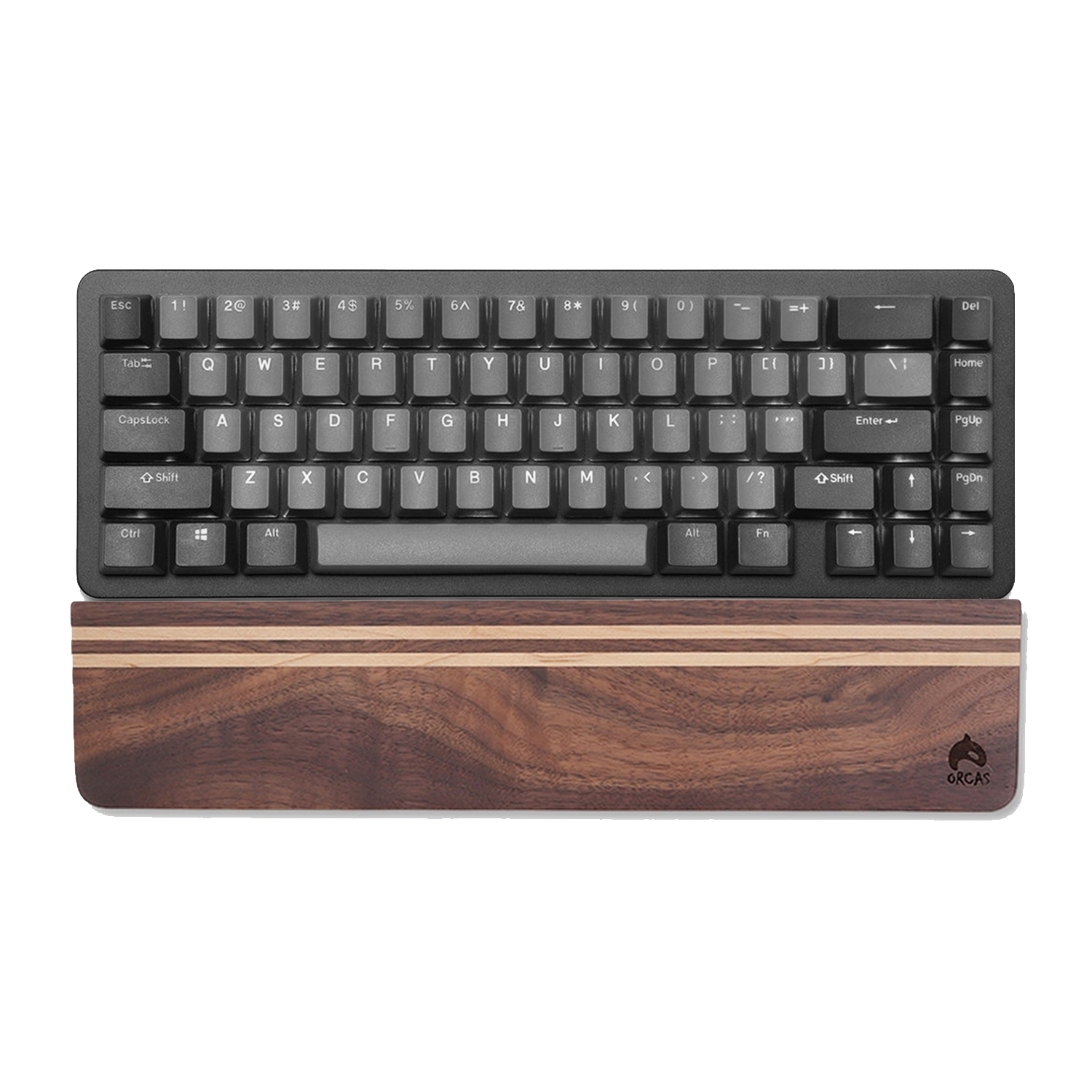 mechanical keyboard wrist rest, Orcas Made, 65%